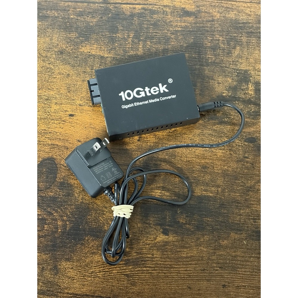 10Gtek Gigabit SingleMode Fiber to Ethernet Media Converter G0101-SC20